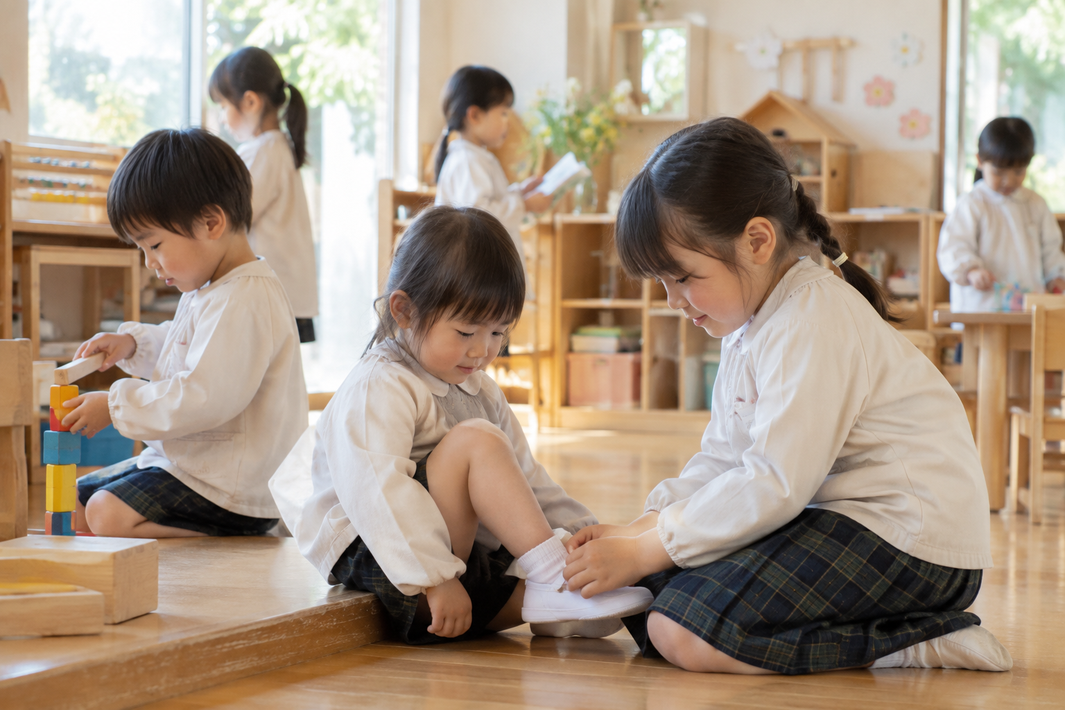 年齢の違う子どもたちの活動